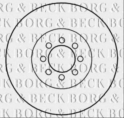 BORG & BECK bbd5298 -  Тормозной диск